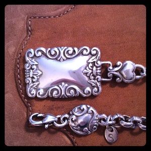 Brighton Silver Chain-link Belt